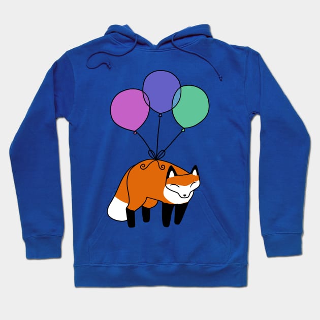 Balloon Fox Hoodie by saradaboru